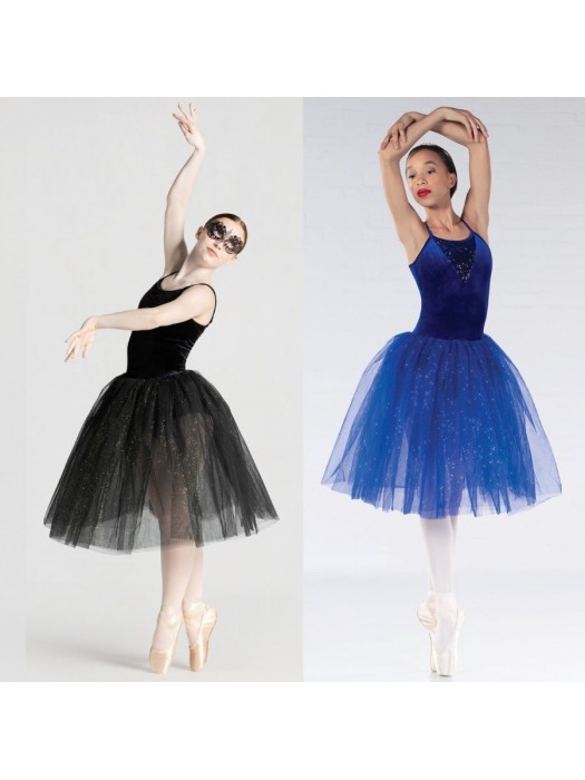 Tutù Danza Degas 1st Position Velluto Tulle Luccicante Saggio Romantico COBD0008